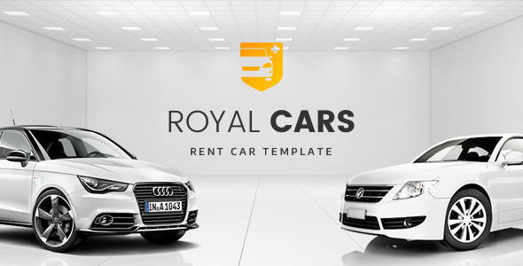 汽车租赁PSD网页模板Royal Cars