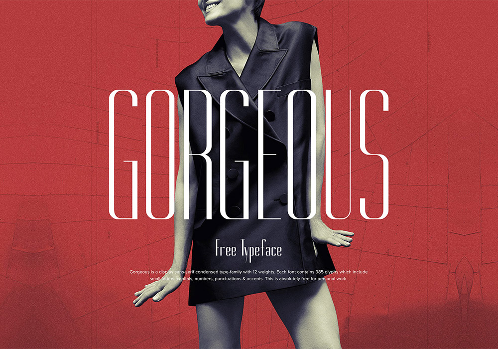 时尚且可商用的Gorgeous免费字体分享