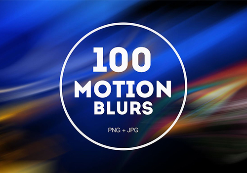 动态模糊背景设计素材 100 Motion Blurs Bundle