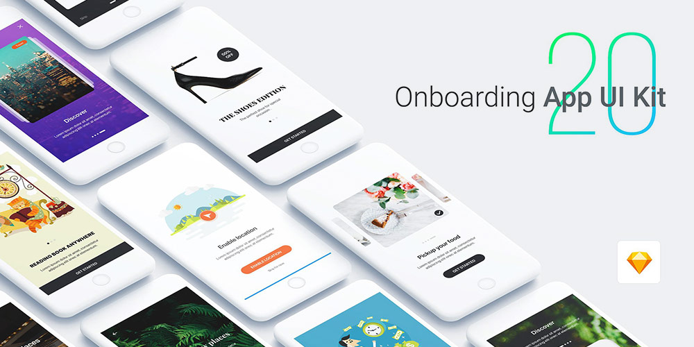 高品质时尚iOS引导页欢迎页模板下载