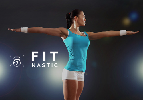 体操运动健身类项目PSD模板Fitnastic