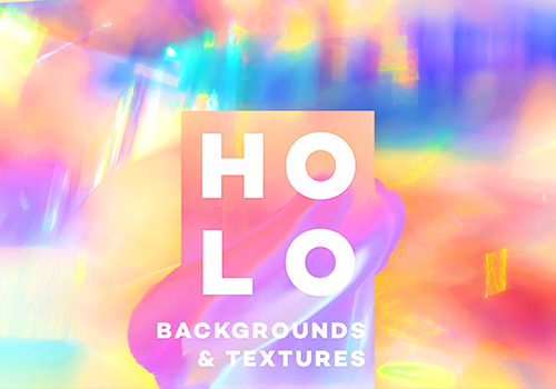 12组梦幻的全息背景纹理素材下载