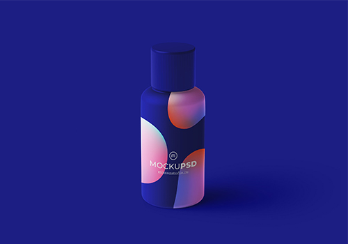逼真和专业的瓶子模型样机