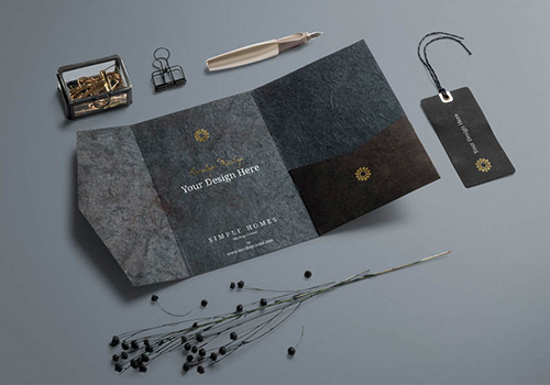 居家生活主题广告设计展示样机模板 Simple Homes Mockup