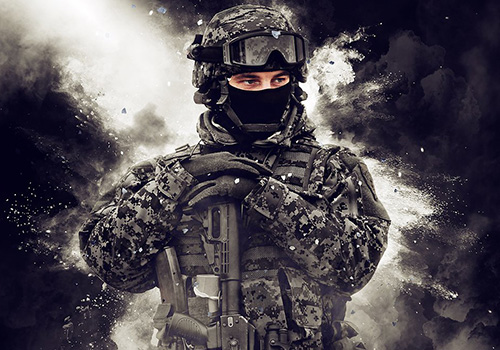 战争烟雾特效PS动作素材 Warfighter 2 Photoshop Action