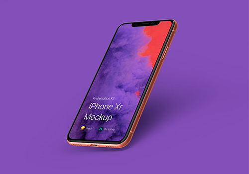 iPhone X 系列智能手机场景移动设备样机打包下载