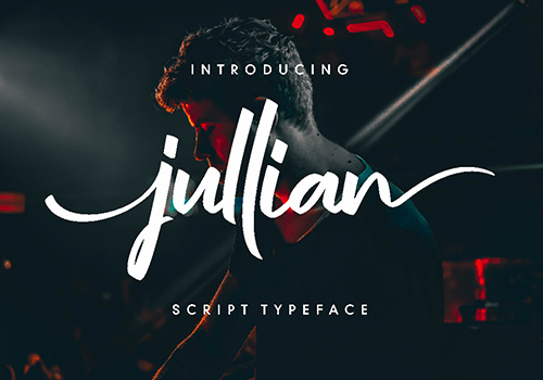 潮流手写英文字体 Jullian Script