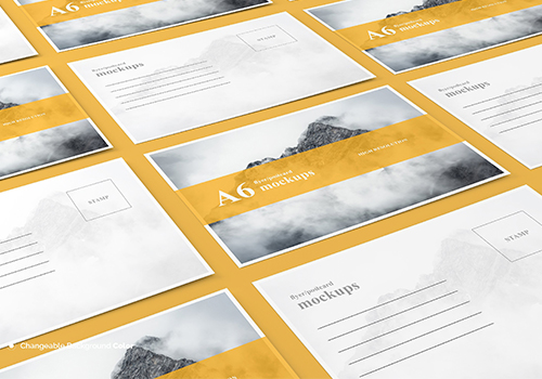 10套精品卡片海报书籍杂志品牌展示样机下载