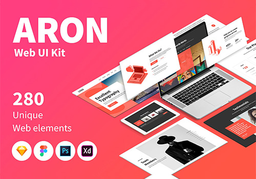 超级强大全面的Web UI工具包 ARON Web UI Kit 下载