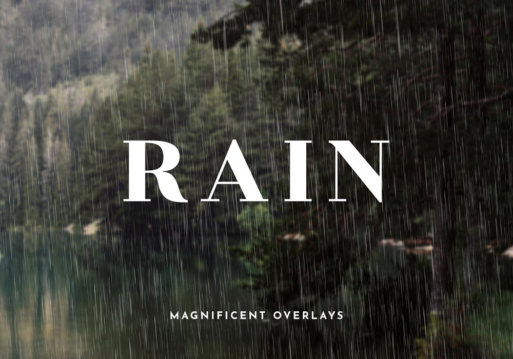 20个超真实的下雨纹理叠加纹理图案免费下载