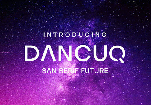 极具科技感无衬线字体Dancuq下载
