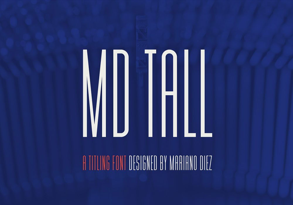 免费可商用杂志英文字体MD-Tall