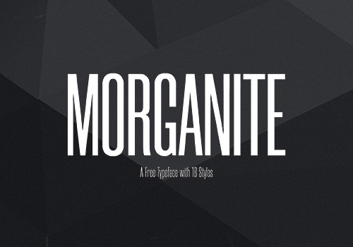 可以自由地用于个人和商业的Morganite字体下载