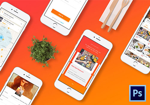 餐饮美食移动应用程序Cook Restaurant App UI KITS