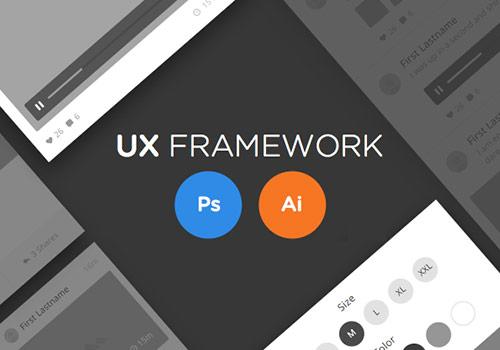 简化工作流程线框UX框架 UX Framework