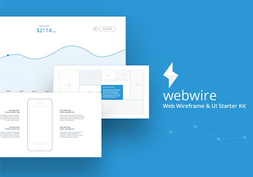 114+网页应用程序设计线框套件Webwire