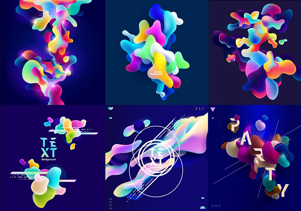 蒸汽风格矢量几何立方球体元素 Abstract Background