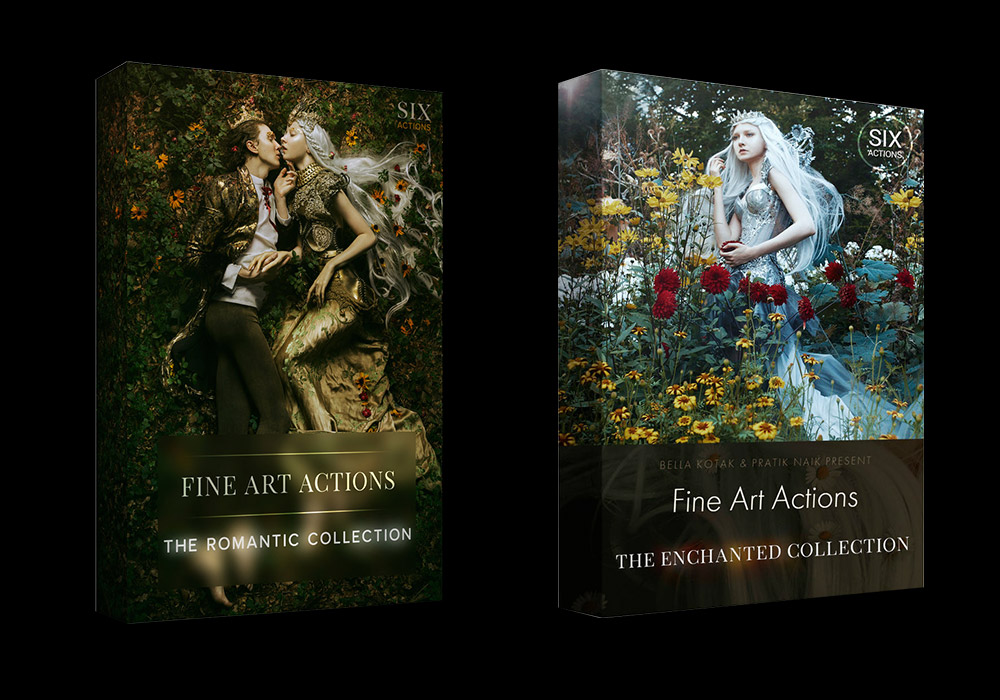 Fineartactions高级古典情调浪漫色彩艺术PS动作合集