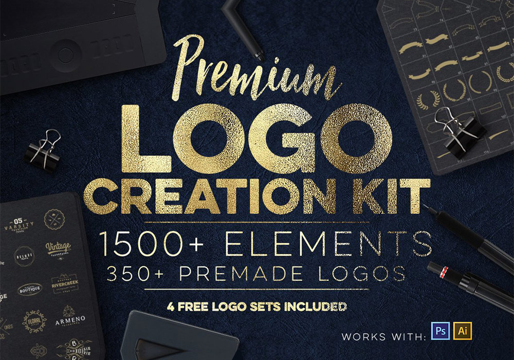 高端LOGO标志工具包 Logo Creation Kit Bundle Edition