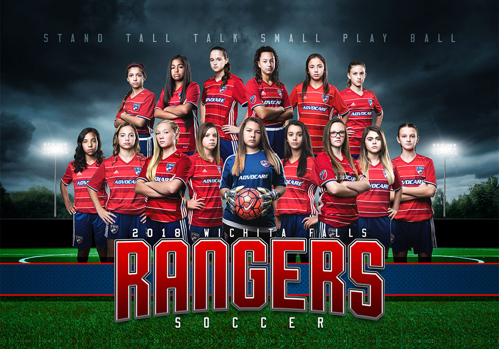 户外足球海报模板套装 RANGERS SOCCER BUNDLE