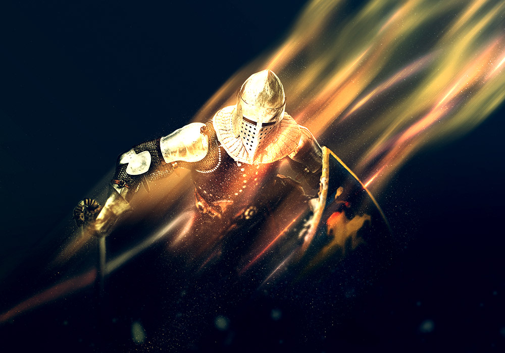 酷炫极光效果PS动作 Aurora-Polar Lights Photoshop Action