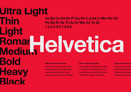 最新英文字体Helvetica全套打包下载 Helvetica Font Pack