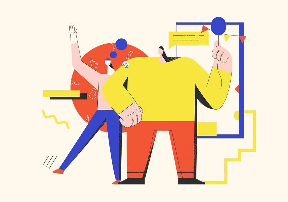 25套具有强烈风格的精美插图UI包