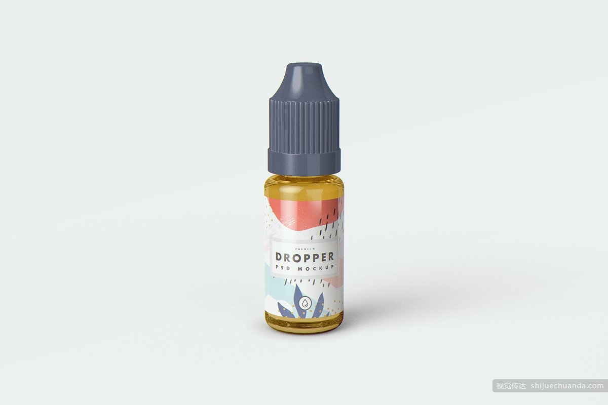 滴管瓶模型样机 Vape Dropper Bottle MockUp