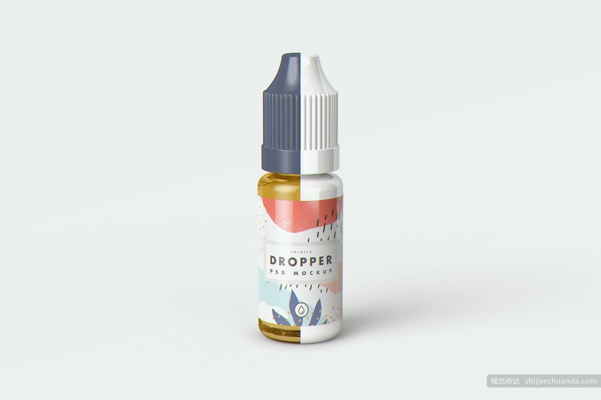 滴管瓶模型样机 Vape Dropper Bottle MockUp