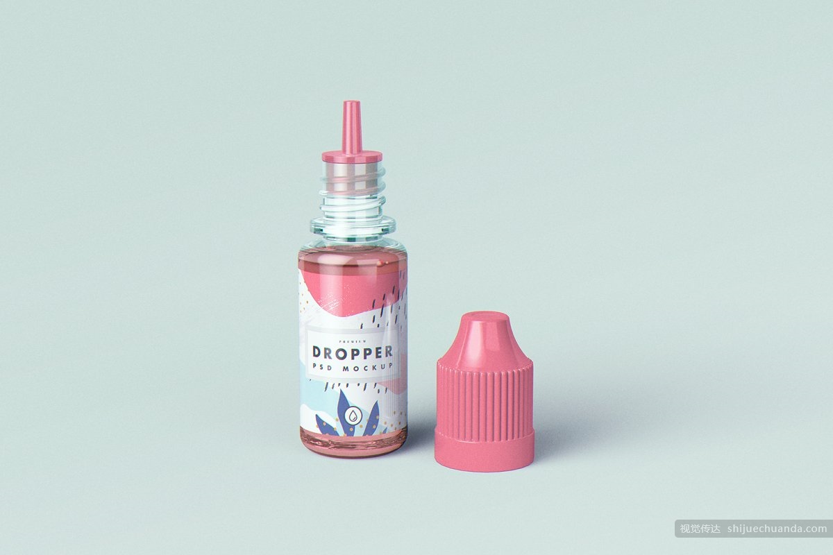滴管瓶模型样机 Vape Dropper Bottle MockUp