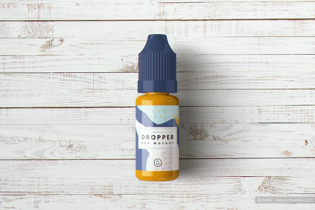 滴管瓶模型样机 Vape Dropper Bottle MockUp