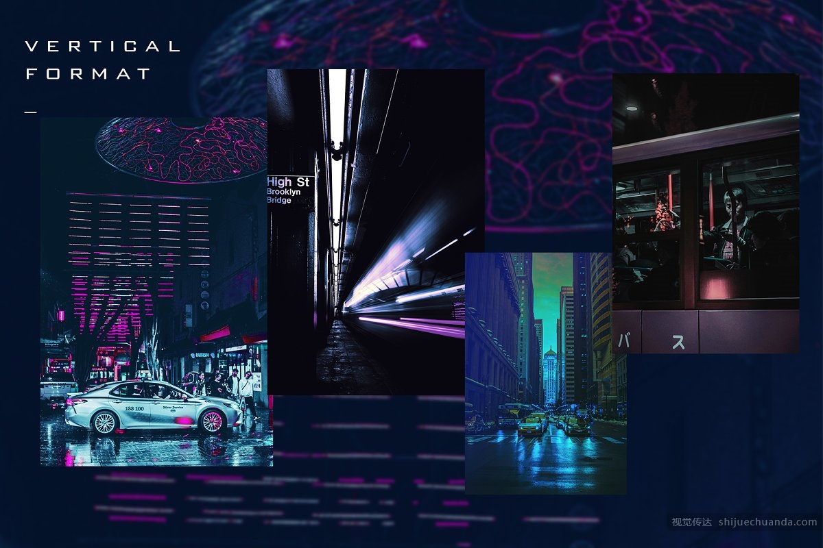 赛博朋克PS特效样机 Cyberpunk Photoshop Effects
