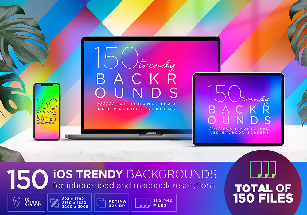 150个模糊背景套装 Blurry Backgrounds Bundle