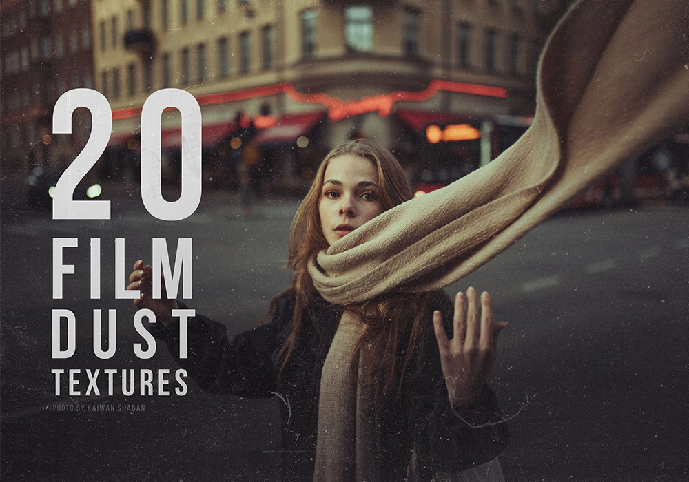 20张胶片灰尘纹理 Film Dust Textures