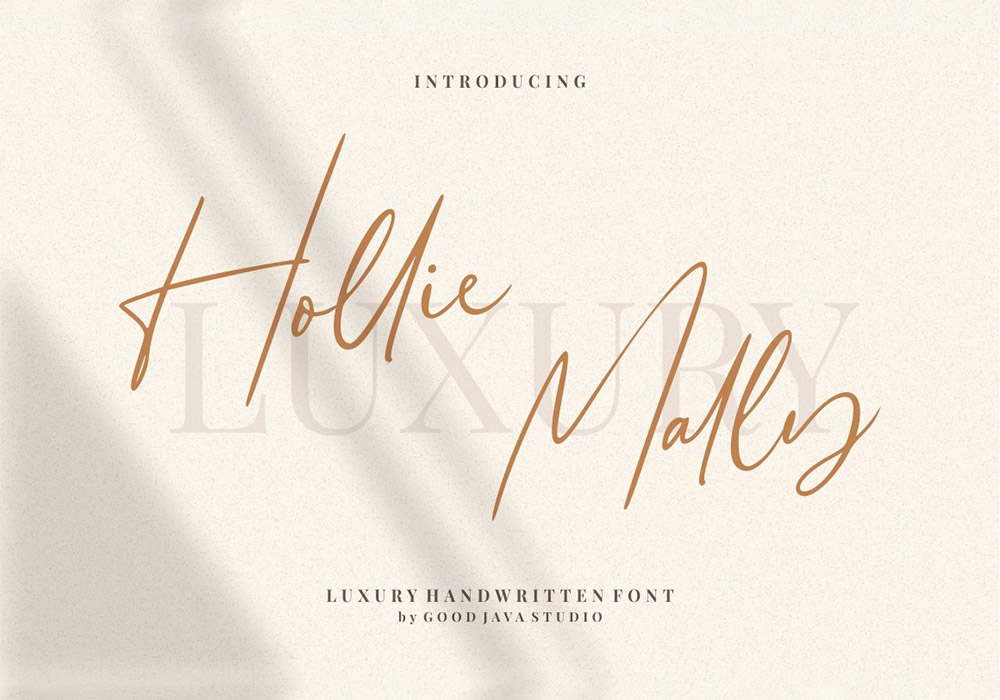 现代文艺风格手写字体 Hollie Mally 下载