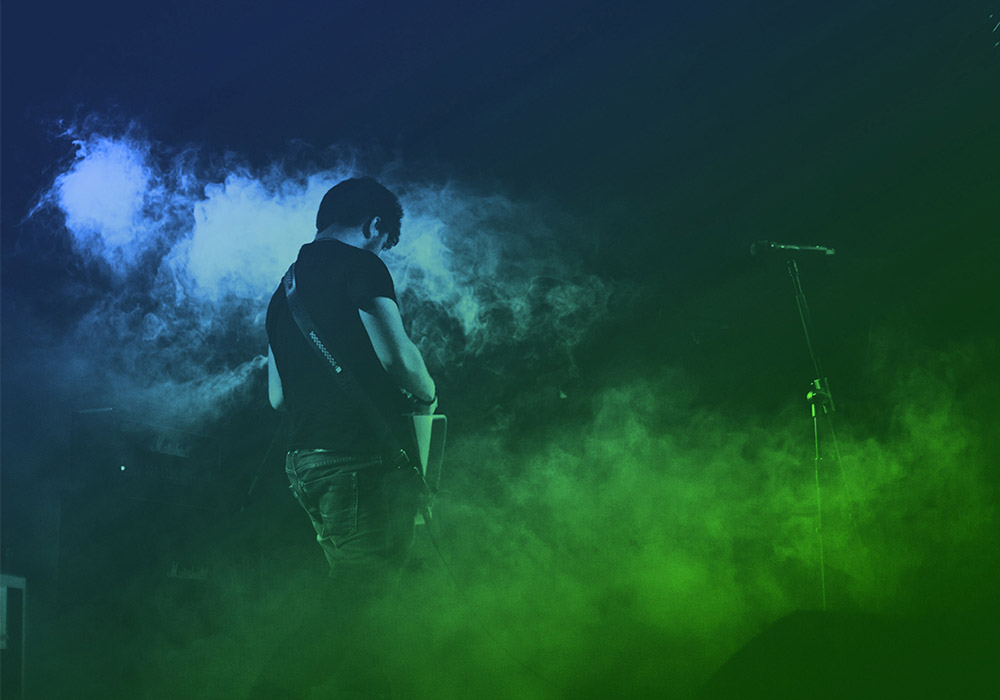 渐变双色调和散景叠加动作 Pro Gradient Duotone & Bokeh Overlays Action