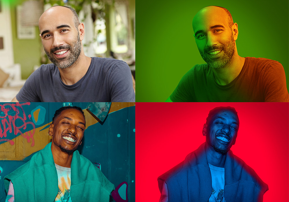 霓虹灯效果PS动作 Neon Light Studio Photoshop Action