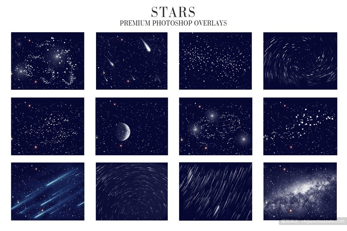 星空Photoshop照片覆盖层
