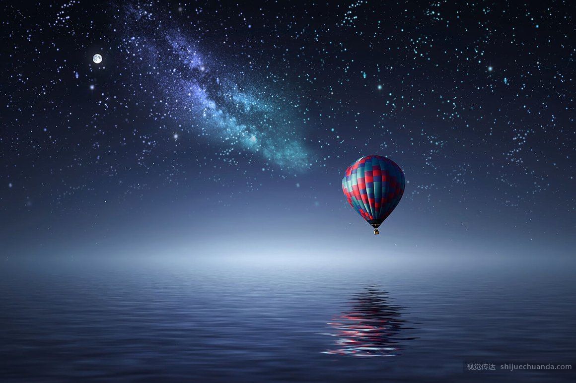 星空Photoshop照片覆盖层