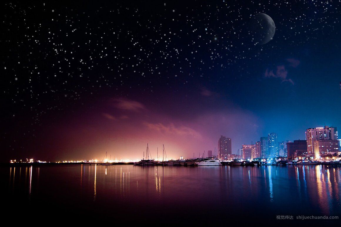 星空Photoshop照片覆盖层