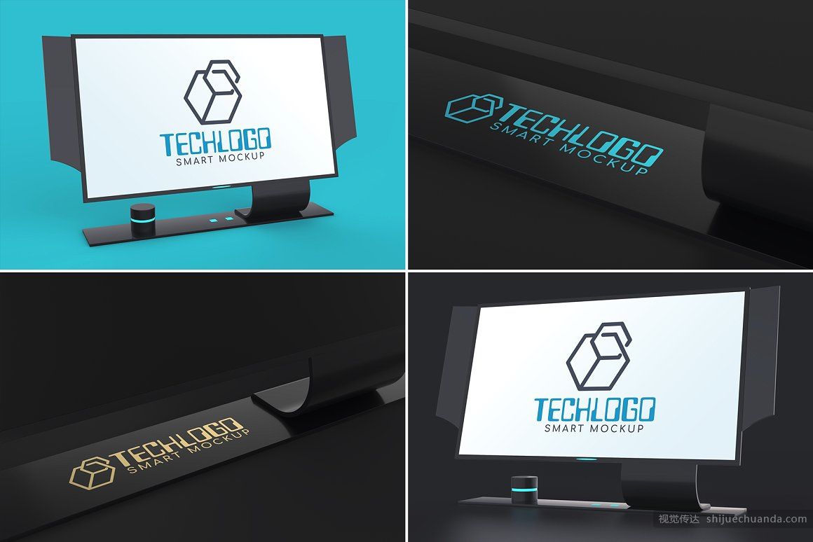 100个LOGO徽标样机套装