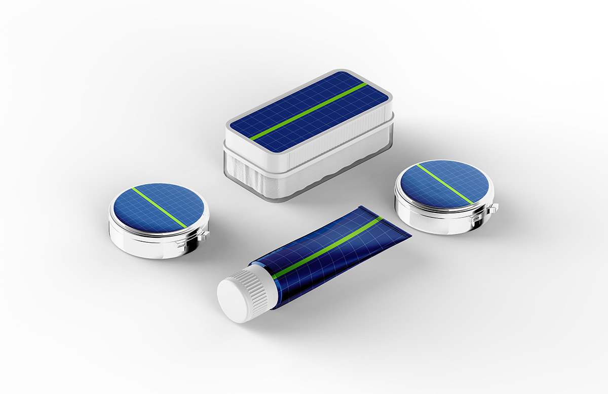 6张鞋类包装样机 Shoe Care Packaging Mockup