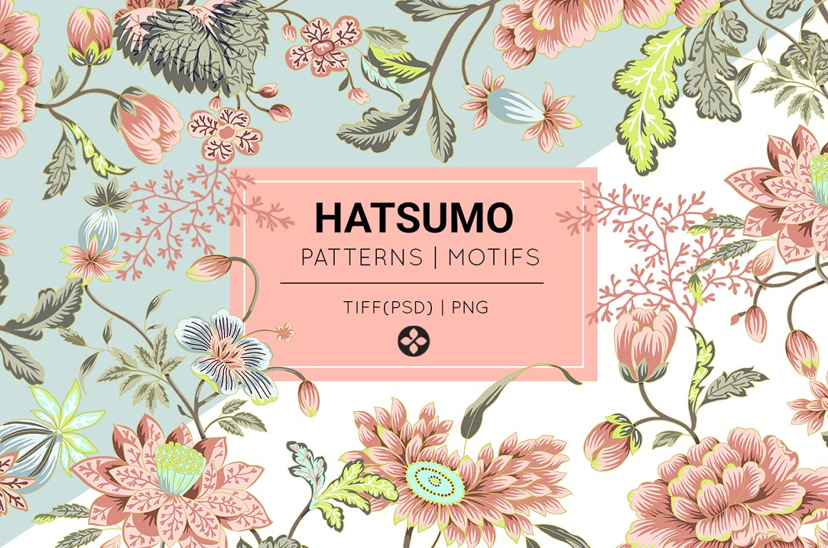 现代精美的东方图案 Hatsumo, Exquisite Oriental Patterns