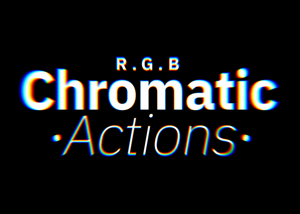 色差PS动作 Chromatic Abberation Action FX（附教程）