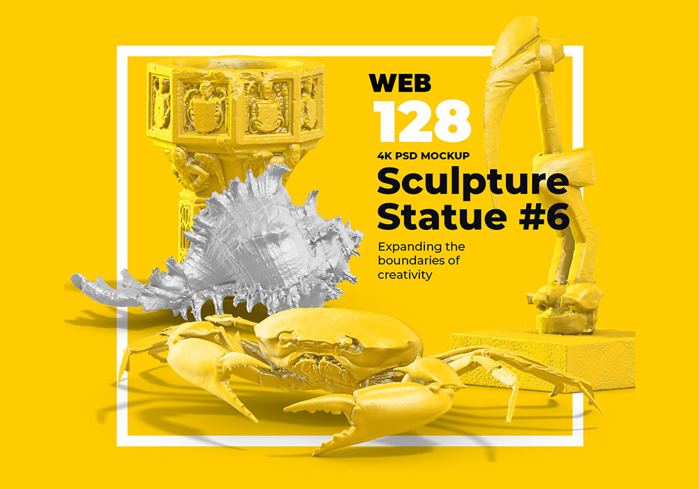 128个艺术雕塑模型合集 Collection of 128 Sculptures Statue