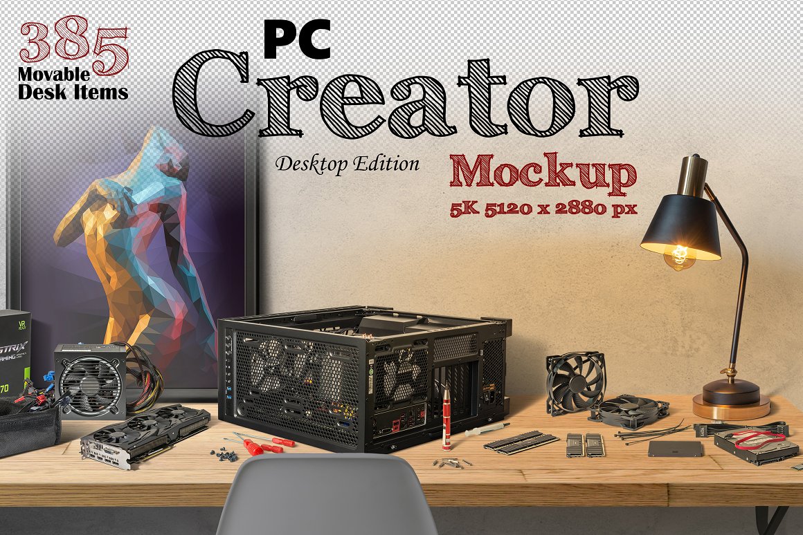 5K高清电脑桌面场景创建器 PC Creator 5K – Desktop Edition