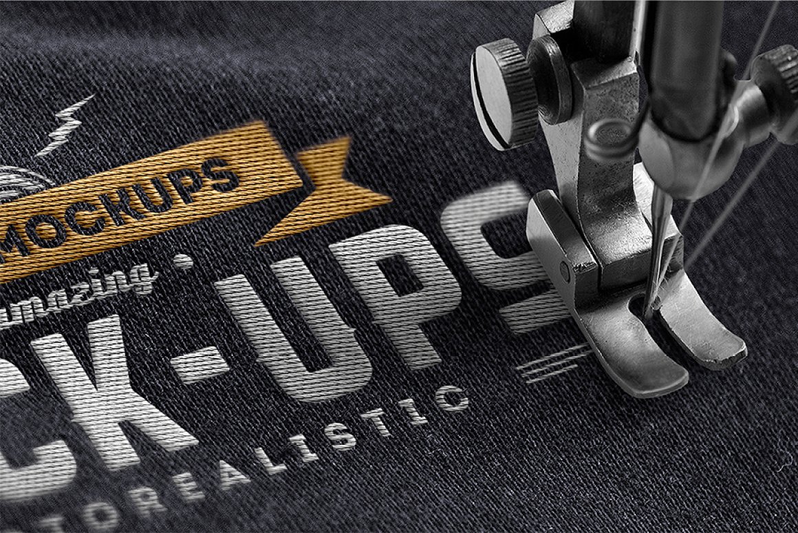 17款布艺皮具LOGO徽标模型样机合集 Logo MockUps