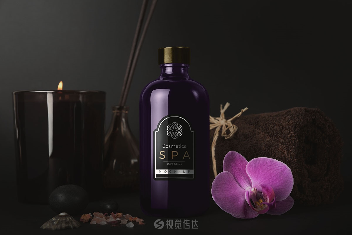 真实的化妆品样机模板