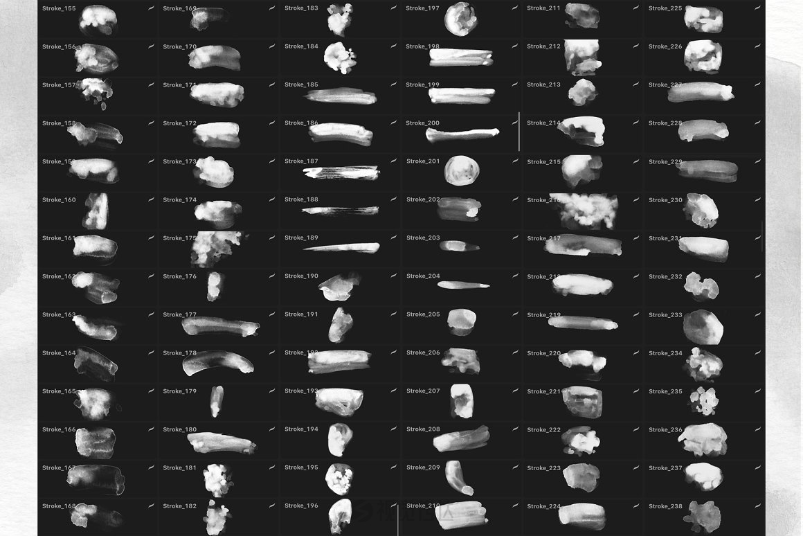 457个Procreate水彩笔刷