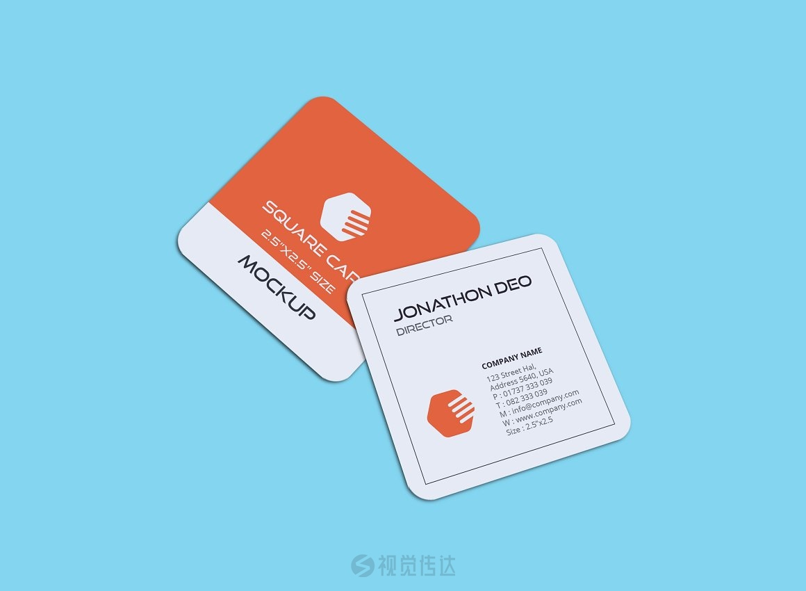 方形名片样机合集